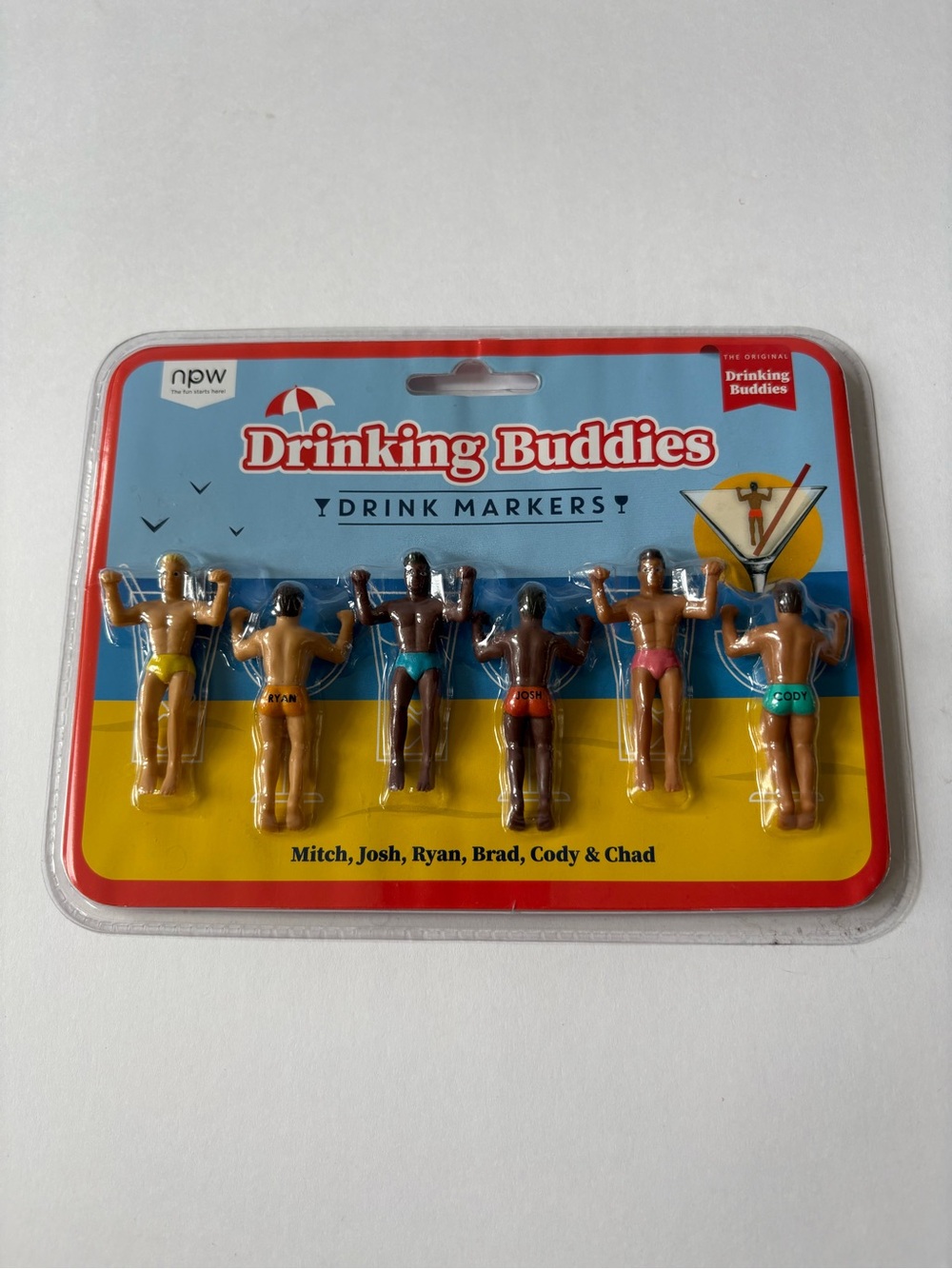 Drinking Buddies Drink Markers Hanging Men Bridal Wine Bachelorette Party Gag